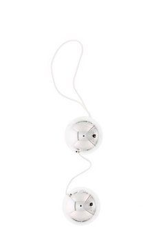 Вагинальные шарики Vibratone Unisex Duo Balls, 3.5 см (серебристый) 79230 фото