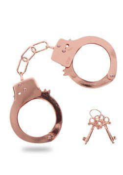 Наручники ToyJoy Metal Handcuffs (рожеве золото) 38212 фото