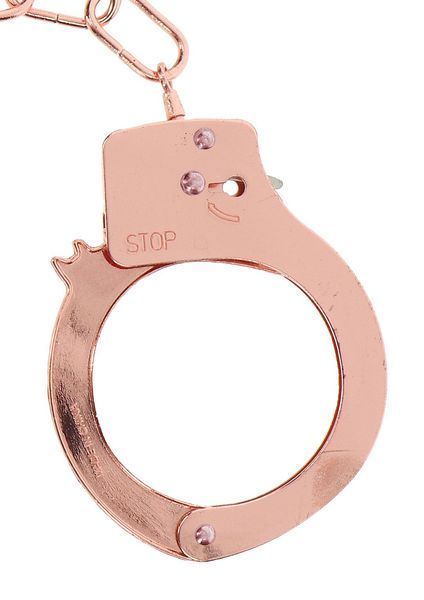Наручники ToyJoy Metal Handcuffs (розовое золото) 38212 фото