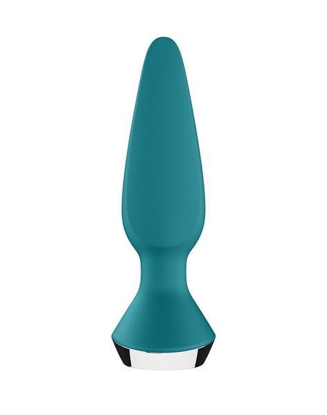 Анальна пробка з вібрацією Satisfyer Plug-ilicious 1, 14 см (зелений) 22986 фото