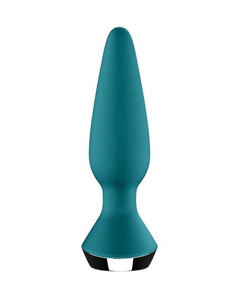 Анальна пробка з вібрацією Satisfyer Plug-ilicious 1, 14 см (зелений) 22986 фото