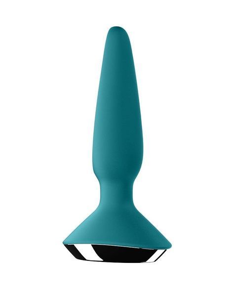 Анальна пробка з вібрацією Satisfyer Plug-ilicious 1, 14 см (зелений) 22986 фото