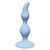 Анальна пробка Lola Games Curved Anal Plug, 12.5 см (блакитний) 115696 фото