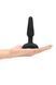 Анальна пробка B-Vibe Trio Plug, 13.5 см (чорний) 104256 фото 4
