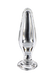 Анальна пробка Glass Worxx Star Sparkler, 12 см (прозора) 125134 фото 1