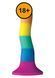 Фалоімітатор Colours Pride Edition 6" Wave Dildo, 15,2 см (райдужний) 11368 фото 3