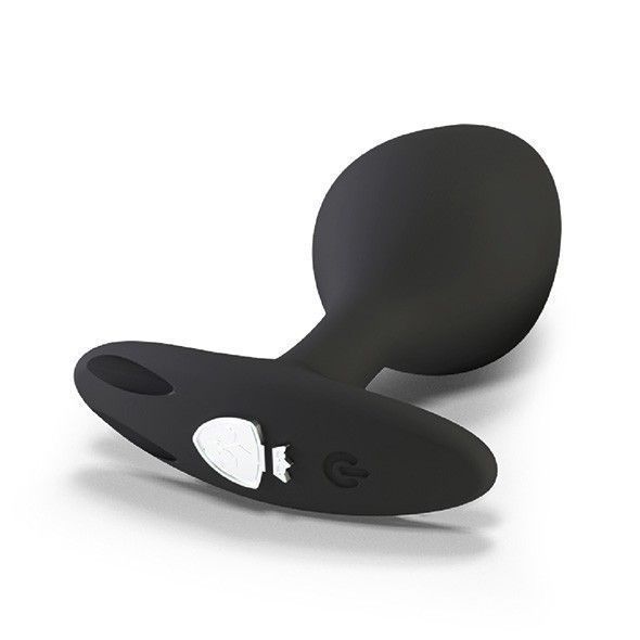 Анальна пробка Mystim Buttplug Rocking Force Vibe, 9,5 см (чорний) 68656 фото