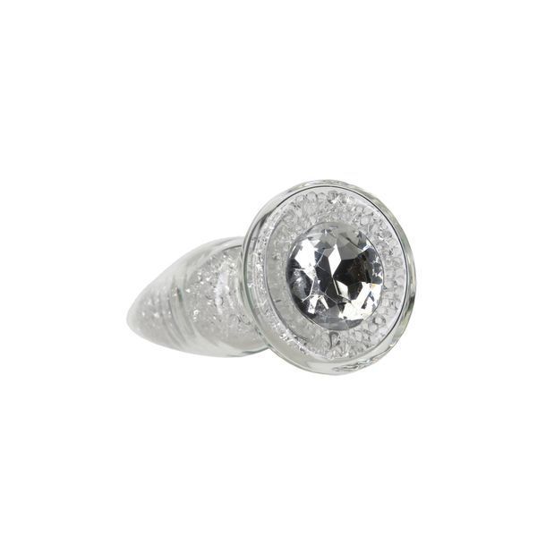 Анальная пробка Pillow Talk Fancy Luxurious Glass Anal Plug, 10.1 см (прозрачный) 31176 фото