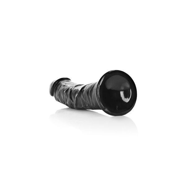 Фаллоимитатор RealRock Curved Realistic 10", 28 см (черный) 40229 фото