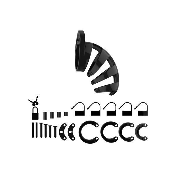 Пояс вірності для чоловіків ManCage 02 Chastity Cage (чорний) 79586 фото