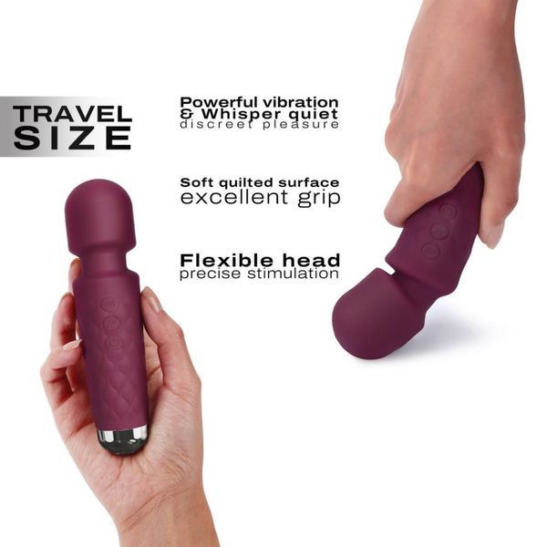Мини вибромассажер Dorcel Mini Wanderful, 20 см (фиолетовый) 16290_EU фото
