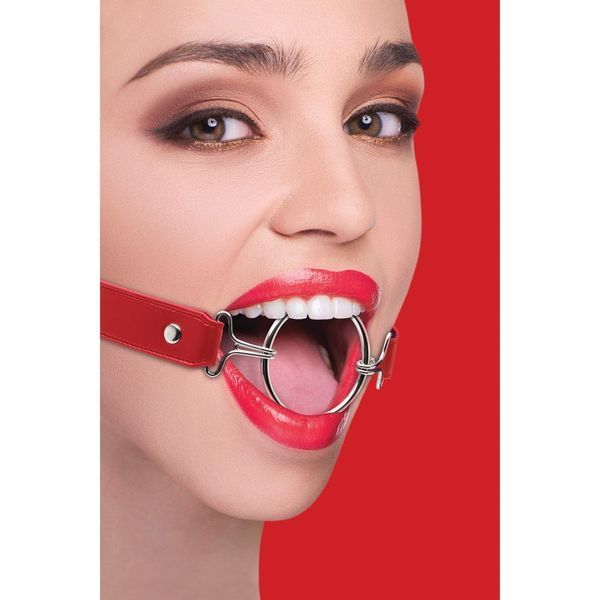 Кляп Ouch! Ring Gag XL (червоний) 92744 фото