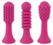 Клиторальный вибратор Sweet Smile Spot Vibrator With 3 Tips, 17,9 см (розовый) 10904 фото 9