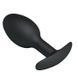Анальна пробка Pretty Love Silicone Anal Plug, 8.4 см (чорний) 15488 фото 3