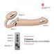 Страпон с вибрацией Strap-On-Me Vibrating Flesh L, 19 см (телесный) 13735 фото 1