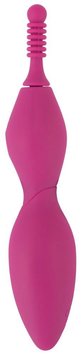 Клиторальный вибратор Sweet Smile Spot Vibrator With 3 Tips, 17,9 см (розовый) 10904 фото