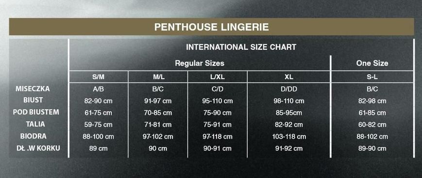 Комплект білизни Penthouse Lingerie All Yours, M/L (білий) 21446 фото