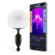 Анальна пробка з вібрацією і хвостиком Magic Motion Bunny, 12,9 см (чорний)