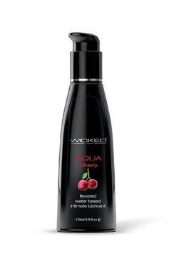 Лубрикант на водній основі Wicked Aqua cherry flavored, 120 мл 15104 фото