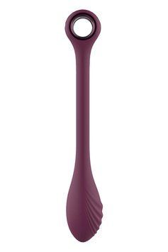 Вибратор Glam Bendable G-Spot Vibe, 22 см (бордовый) 51924 фото