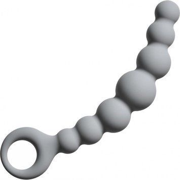 Анальные бусы Lola Toys Plug-Anal, 18 см (серый) 61648 фото