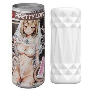 Мастурбатор Pretty Love Super Soft 3D Stimulating, 9 см (білий) 32199_EU фото