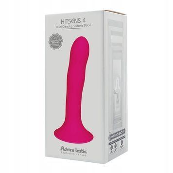 Фалоімітатор з присоскою Adrien Lastic Hitsens 4, 17,8 см (рожевий) 17748 фото