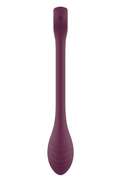 Вибратор Glam Bendable G-Spot Vibe, 22 см (бордовый) 51924 фото