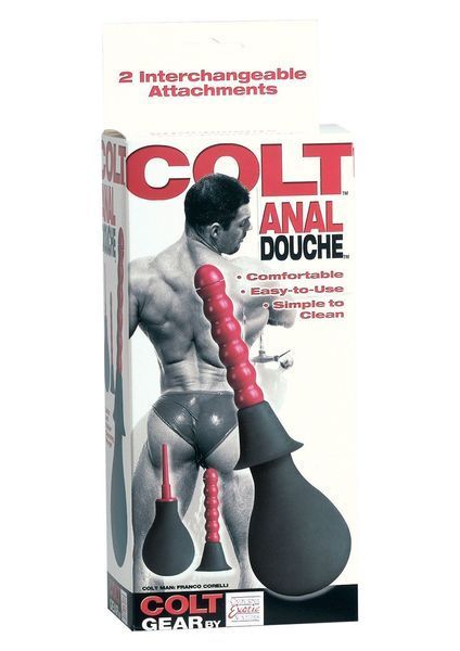 Анальный душ Colt Anal Douche, 200 мл (черный) 8686 фото