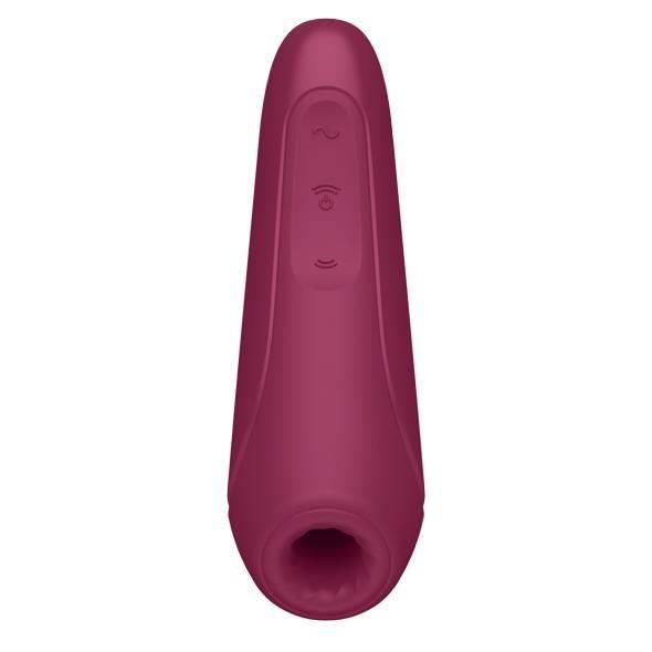 Ваакумный стимулятор клитора Satisfyer Curvy 1+,13,5 см (красный) 10040 фото