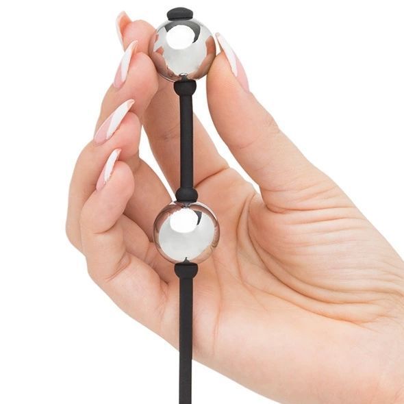 Вагинальные шарики Fifty Shades of Grey Inner Goddess Mini, 21,6 см (серебристый) 38382 фото