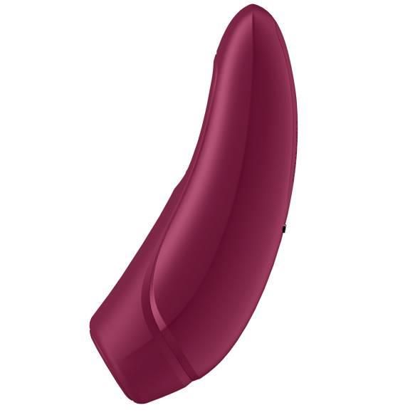 Ваакумный стимулятор клитора Satisfyer Curvy 1+,13,5 см (красный) 10040 фото