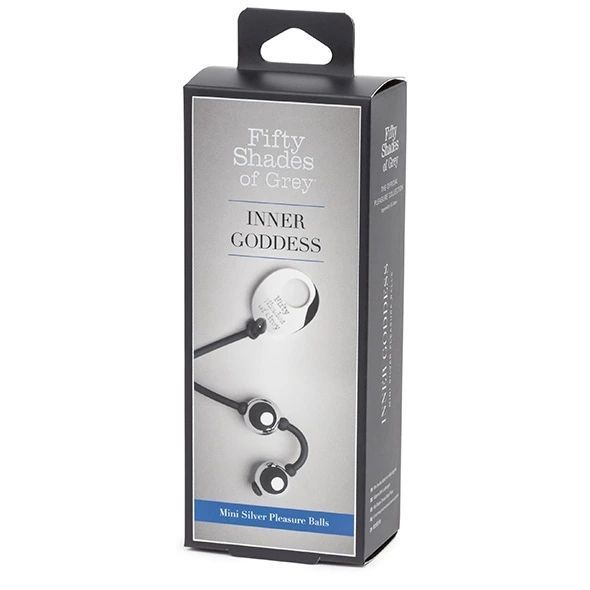 Вагинальные шарики Fifty Shades of Grey Inner Goddess Mini, 21,6 см (серебристый) 38382 фото