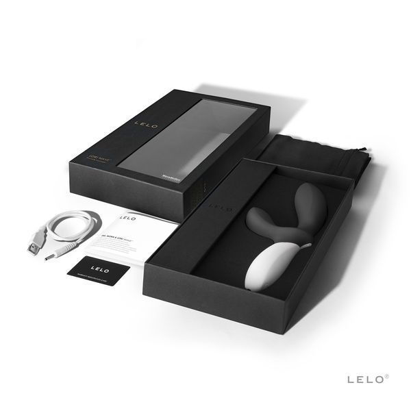 Стимулятор простати Lelo Loki Wave, 19,6 см (чорний) 68928 фото
