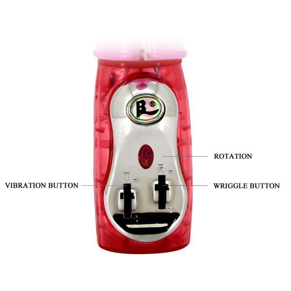 Вибратор-кролик Baile Flirt Rough, 29 см (розовый) 58449 фото