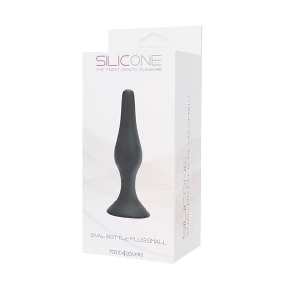 Анальная пробка Toyz4lovers Bottle Plug S, 10 см (черный) 73726 фото