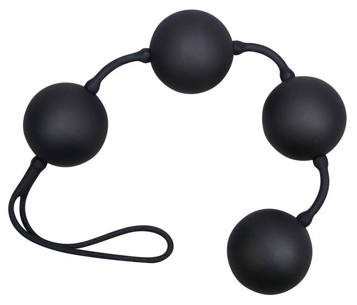 Вагинальные шарики Velvet Black Balls, 23 см (черный) 4956 фото