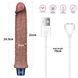 Реалистичный вибратор LoveToy Real Softee, 24,5 см (коричневый) 44744 фото 15