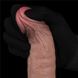 Реалистичный вибратор LoveToy Real Softee, 24,5 см (коричневый) 44744 фото 12