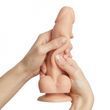 Фалоімітатор Strap-On-Me Sliding Skin Realistic М, 13,4 см (тілесний) 27508 фото