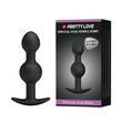 Анальна пробка Pretty Love silicone Anal balls, 10,4 см (черный) 15490 фото