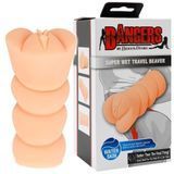 Реалистичный мастурбатор Bangers Super Wet Travel Beaver (телесный) 36564 фото