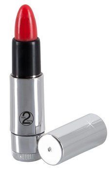 Вибратор для клитора Kiss Me Lipstick Vibe, 8,7 см (серебристый) 18432 фото