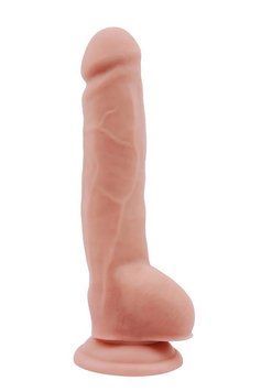 Фалоімітатор Mister Dixx Dual Density 9", 23 см (тілесний) 78744 фото
