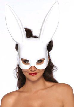 Маска Leg Avenue Masquerade Rabbit Mask (білий) 78042 фото