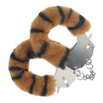 Наручники Ouch! Heavy-duty Fluffy Handcuffs (коричневый) 218060 фото
