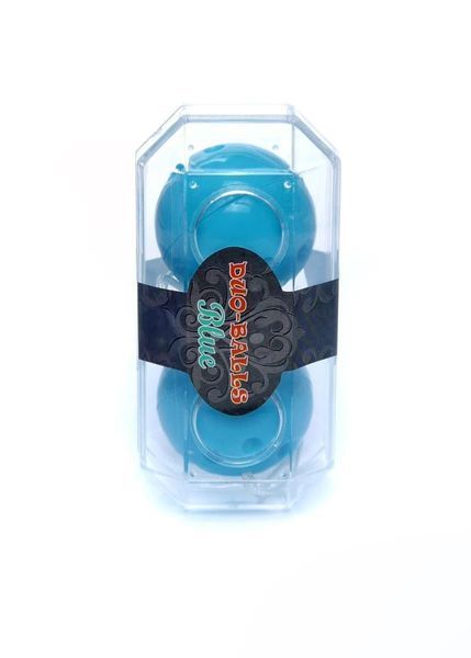 Вагинальные шарики Boss Series Duo Balls, 21 см (голубой) 20232 фото