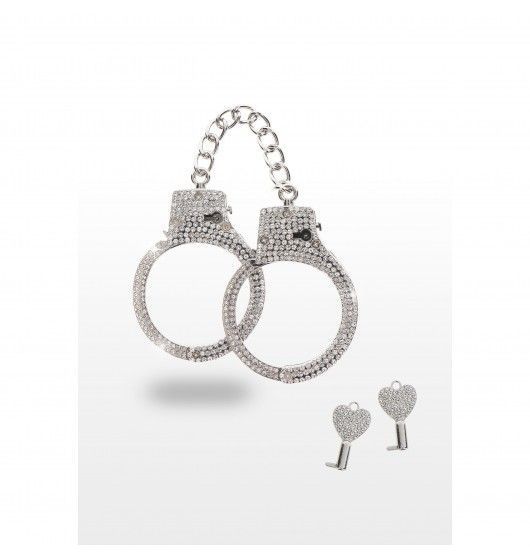 Наручники Taboom Diamond Wrist, 6,5 см (серебристый) 70048 фото
