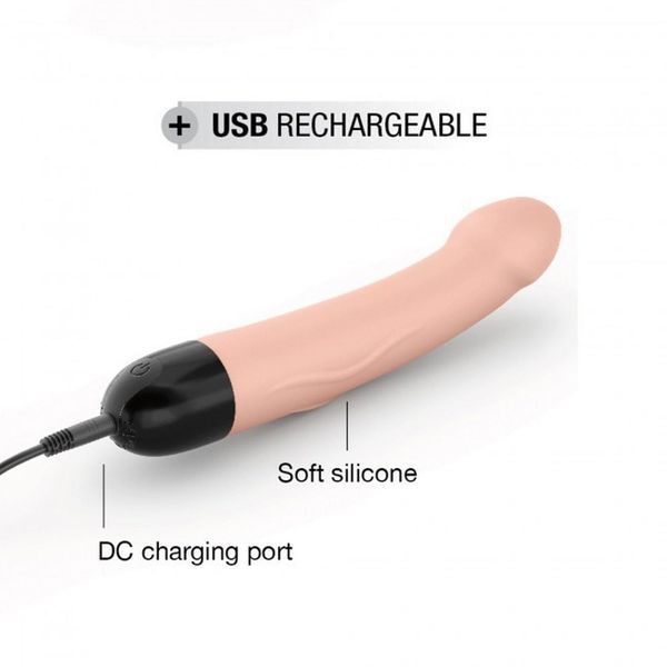 Вібратор для точки G Dorcel Real 2.0, 22 см (тілесний) 25642 фото