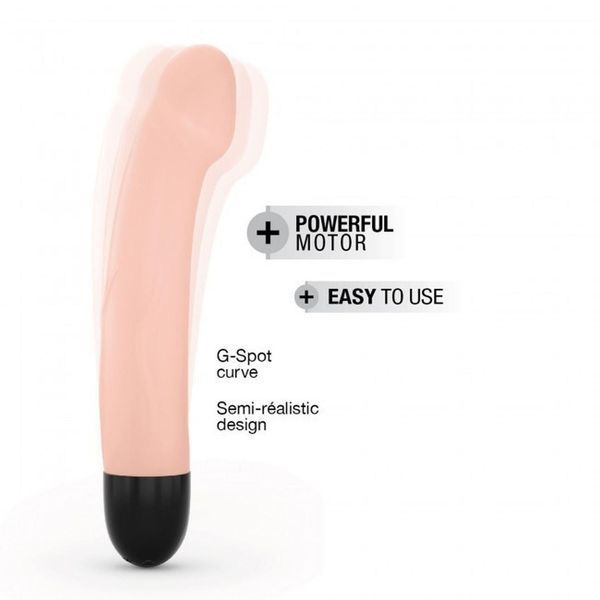 Вібратор для точки G Dorcel Real 2.0, 22 см (тілесний) 25642 фото